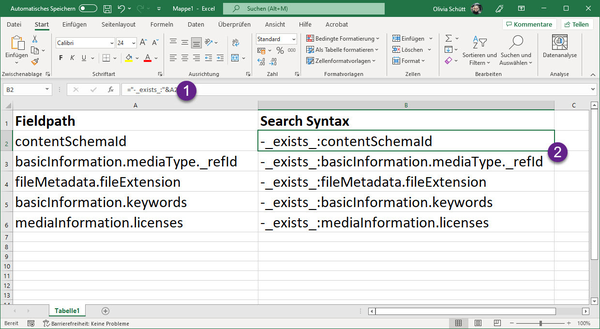 Excel Formula to Concatenate Values