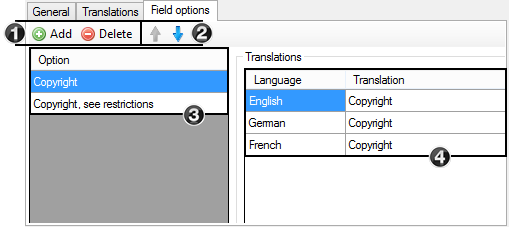 fieldoptions